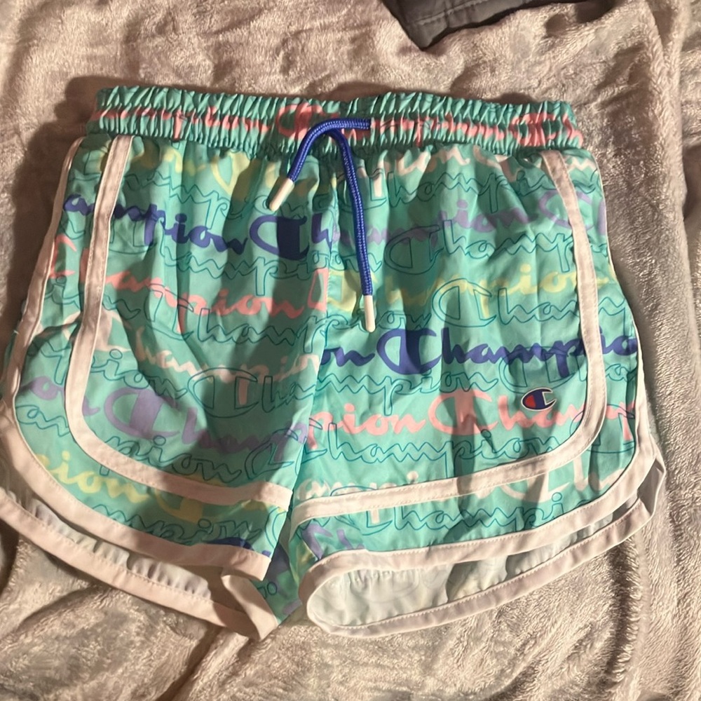 Teal champion shorts